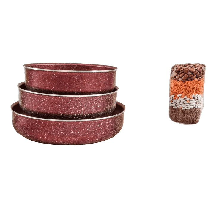 Granite plus oven tray set 3 pcs