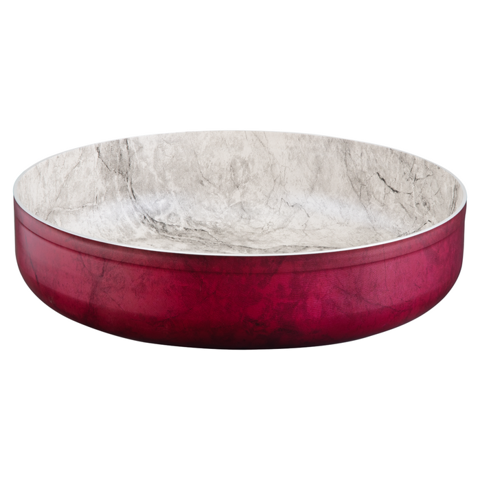 Designo Round oven tray red